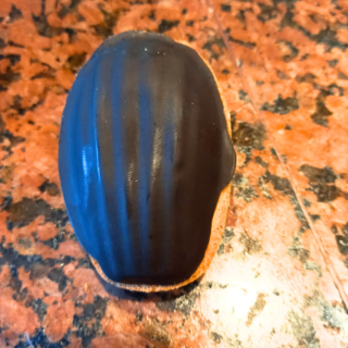 Madeleine en coque de chocolat