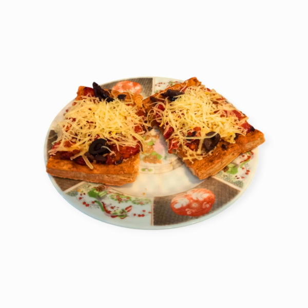Tranche pizza tomate olive