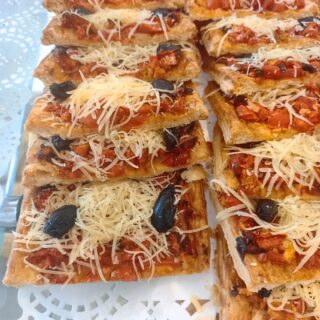 Tranche pizza tomate olive